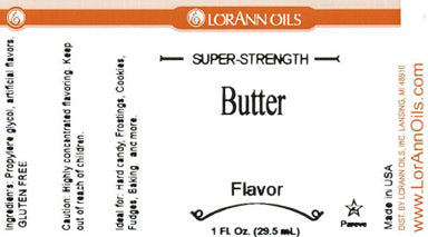 Lorann Super Strength FlavouringButter Flavour by Lorann's Oil