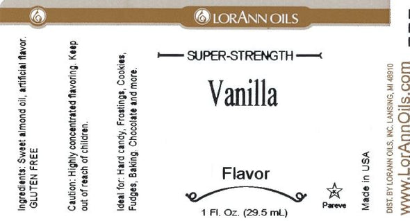 Lorann Super Strength FlavouringVanilla Flavour by Lorann's Oil