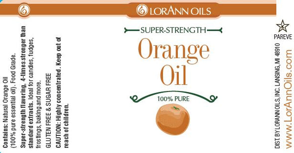 Orange Oil, Natural 1 oz. - LorAnn11.79Fusion Flavours  