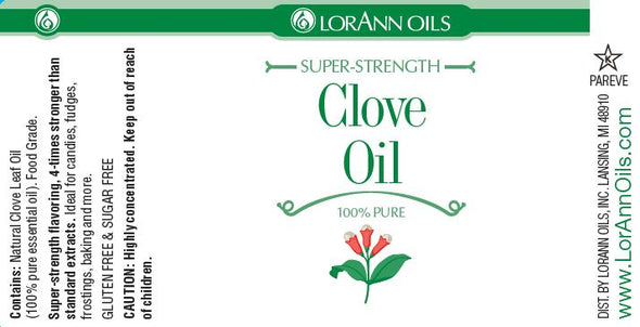 Lorann Super Strength FlavouringClove Oil Natural by Lorann
