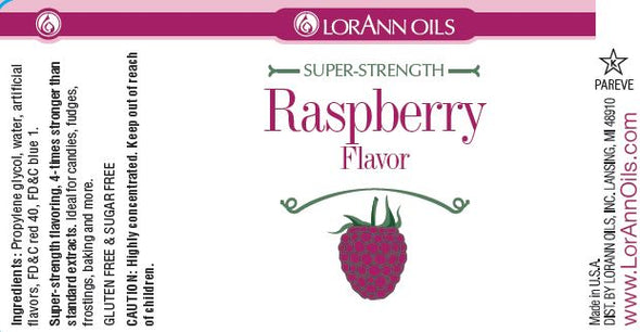 Lorann Super Strength FlavouringRaspberry by Lorann's Oil