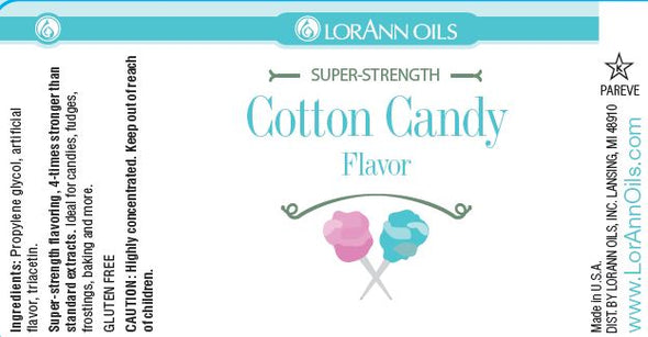 Lorann Super Strength FlavouringCotton Candy Flavour by Lorann's Oil
