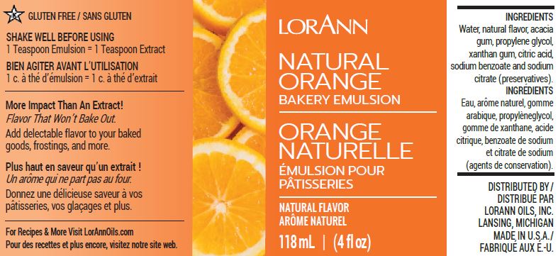Orange (Natural), Bakery Emulsion 4 oz.14.99Fusion Flavours