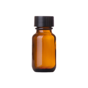 5 ml Amber Boston Round Glass Bottle w/ Black Cap1.29Fusion Flavours