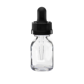 5ml Clear Boston Round Glass Child Resistant Dropper Bottle1.39Fusion Flavours  