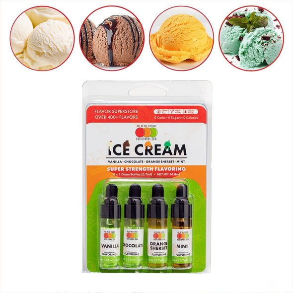 KETO "Ice Cream" -  Flavor 4 Pack26.99Fusion Flavours  