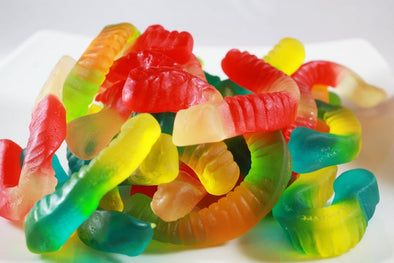 DIY Sweet or Sour Gummy Worms Made Easy with Fusion Flavours.