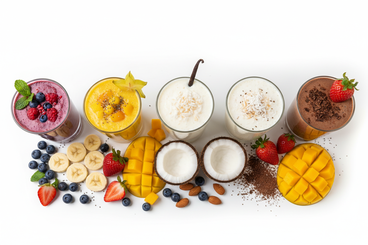 10 Delicious Flavour Concentrates to Elevate Your Smoothies: A Flavourful Journey