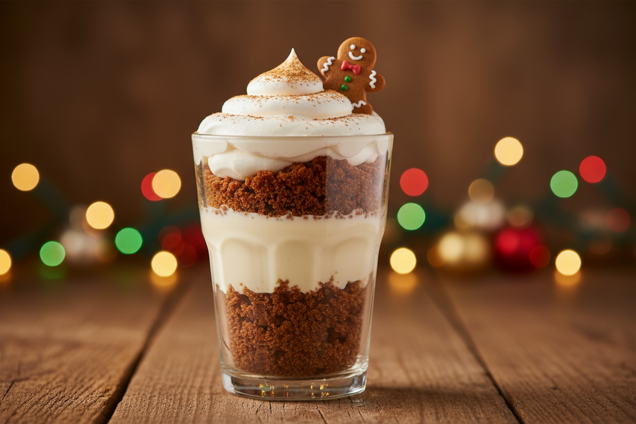Gingerbread Cream Parfaits