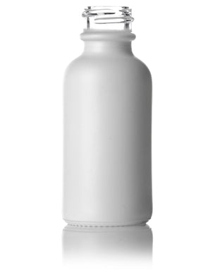 white Glass Boston Round Bottles Fusion Flavours  