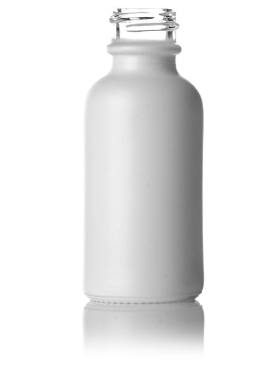 white Glass Boston Round Bottles Fusion Flavours  