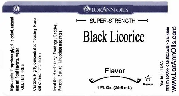 Lorann Super Strength FlavouringBlack Licorice Flavour by Lorann's Oil