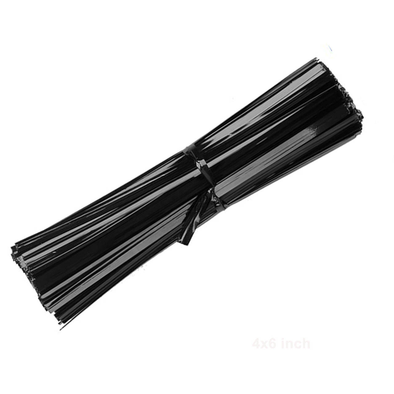 Twist Ties, Black 50 pack