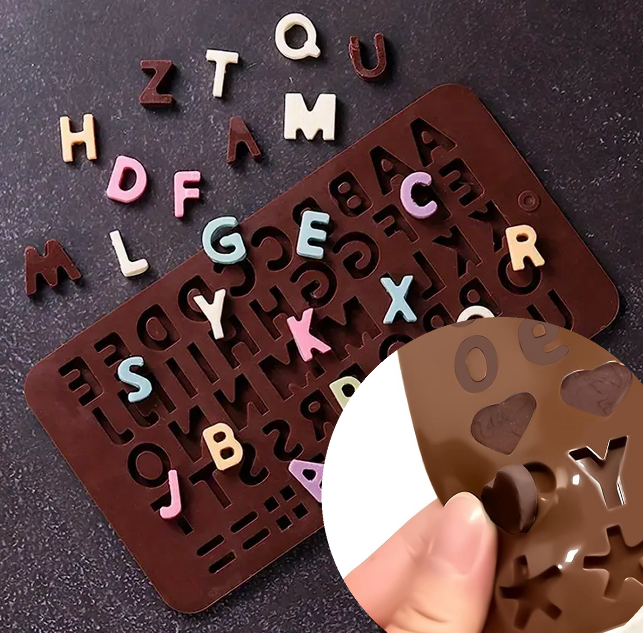 Silicone Letter and Number Molds