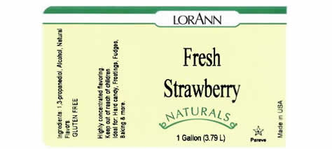 Fresh Strawberry (Natural) Flavour by Lorann's Oil