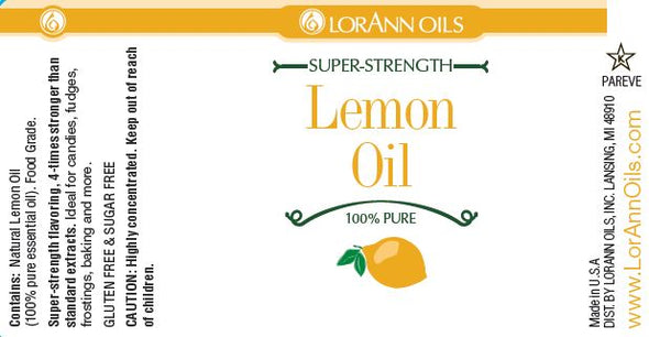Lemon Oil, Natural -LorAnn