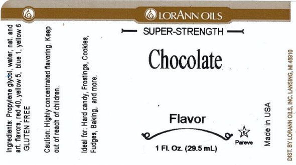 Lorann Super Strength FlavouringChocolate Flavour by Lorann's Oil