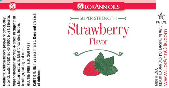 Lorann Super Strength FlavouringStrawberry by Lorann