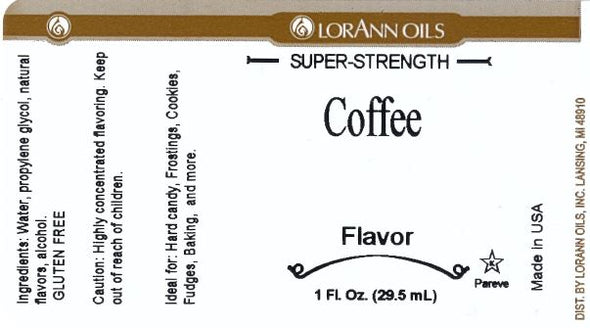 Lorann Super Strength FlavouringCoffee Natural Flavour by Lorann's Oil
