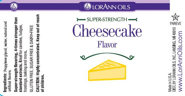 Lorann Super Strength FlavouringCheesecake Flavour by Lorann's Oil