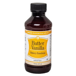 Lorann Super Strength FlavouringButter Vanilla, Bakery Emulsion 4 oz.