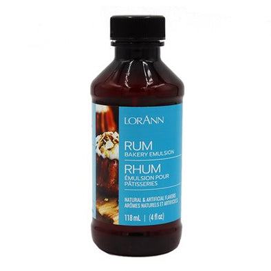 Lorann Super Strength FlavouringRum, Bakery Emulsion 4 oz.