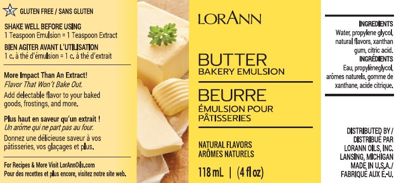 Butter (Natural), Bakery Emulsion 4 oz.8.99Fusion Flavours