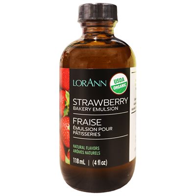 Organic Strawberry, Bakery Emulsion 4 oz.14.99Fusion Flavours  