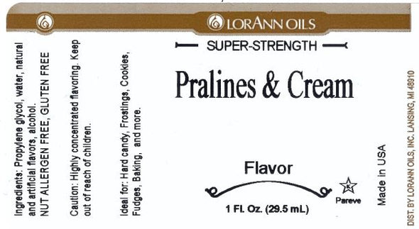 Lorann Super Strength FlavouringPralines and Cream by Lorann