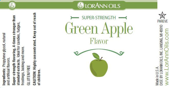 Lorann Super Strength FlavouringGreen Apple Flavour by Lorann's Oil