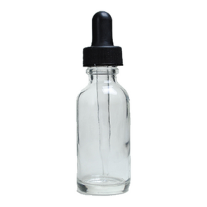 Bottles30 ml Clear Boston Round Glass Dropper Bottle
