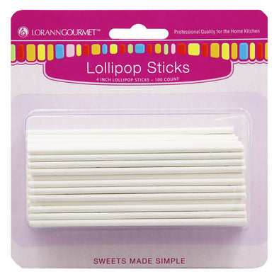 Lollipop Sticks, Small (100 pack) - LorAnn