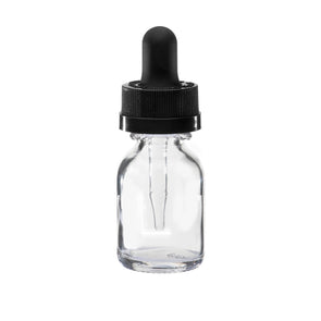 Dropper Bottles5ml Clear Boston Round Glass Child Resistant Dropper Bottle