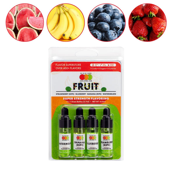KETO "Fruit" -  Flavor 4 Pack