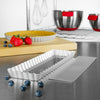 BakewareRectangle Fluted Tart Pan with Removable Bottom