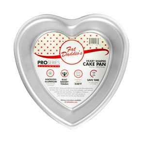 BakewareAnodized Aluminum Heart Cake Pan with Removable Bottom