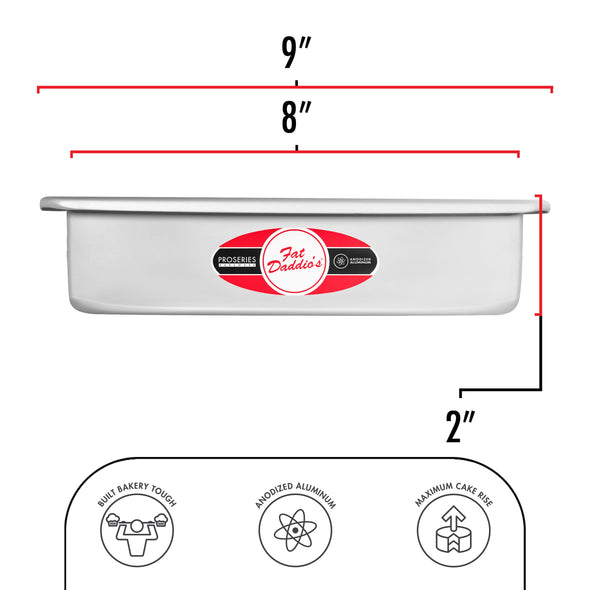 BakewareSquare Cake Pan - Pro Series