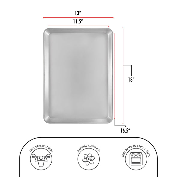 BakewareNatural Aluminum, Sheet Pan