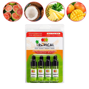 KETO "Tropical" -  Flavor 4 Pack