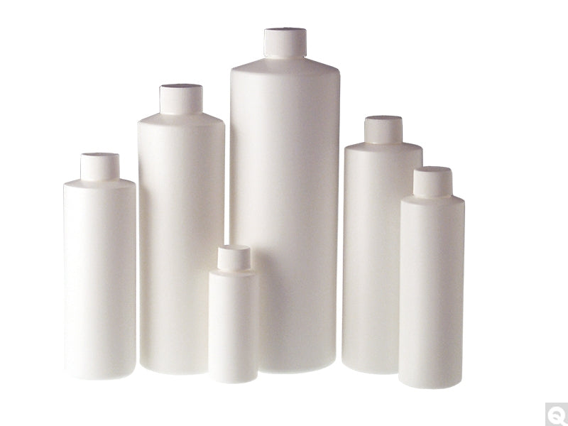 White Cylinder Plastic Bottles w/ cap (HDPE)0.95Fusion Flavours